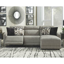 Colleyville - Stone - Left Arm Facing Power Recliner 3 Pc Sectional-Washburn's Home Furnishings