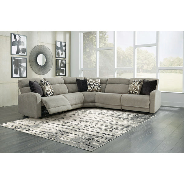 Colleyville - Stone - Left Arm Facing Power Recliner 5 Pc Sectional-Washburn's Home Furnishings