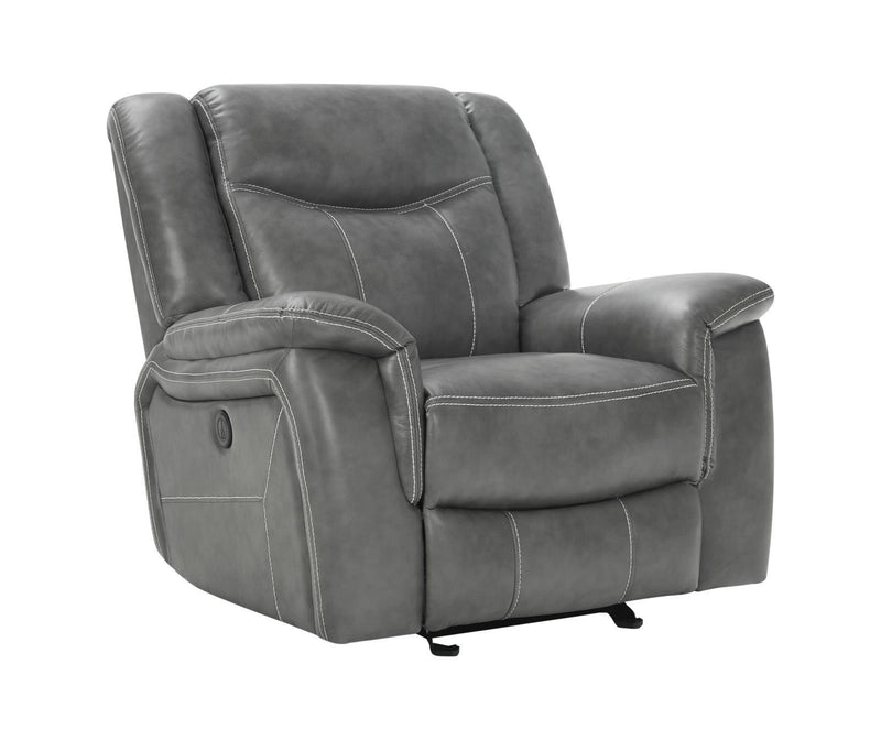 Conrad - Power Glider Recliner - Gray-Washburn's Home Furnishings