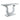Console Table With U-shaped Base - Pearl Silver-Washburn's Home Furnishings