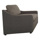 Contrary Reversible Cushion Chair - Charcoal-Washburn's Home Furnishings