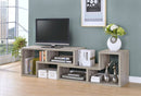 Convertable Bookcase And Tv Console - Grey Driftwood-Washburn's Home Furnishings