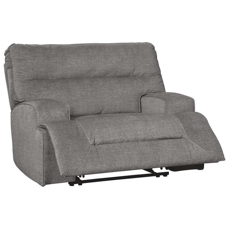 Coombs - Charcoal - Wide Seat Recliner-Washburn's Home Furnishings