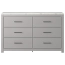 Cottonburg - Light Gray/white - Six Drawer Dresser-Washburn's Home Furnishings