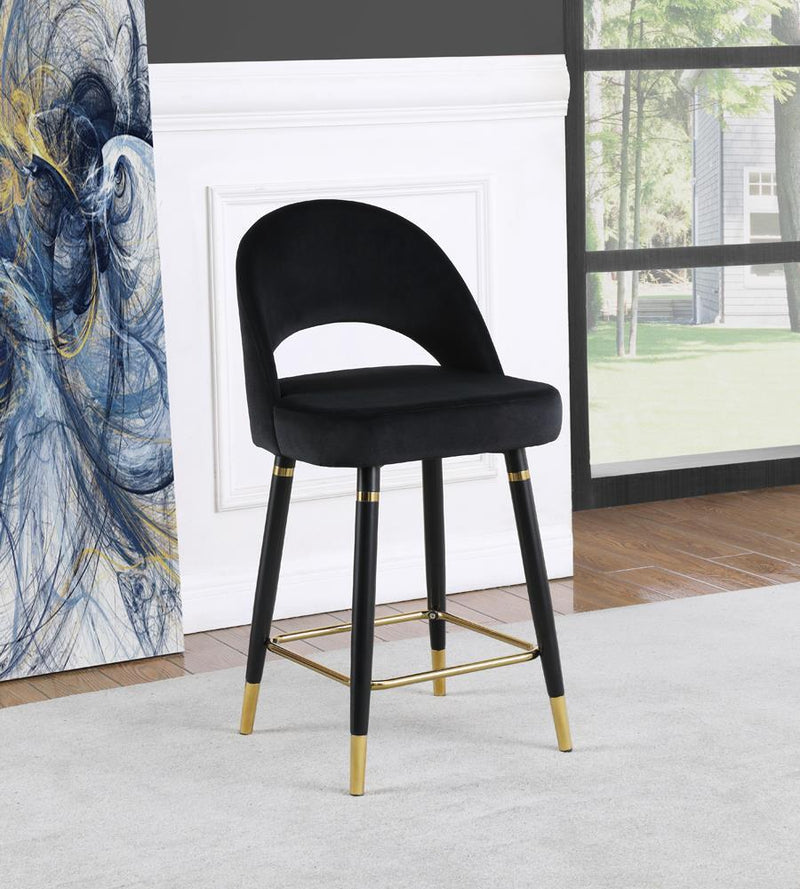 Counter Height Chair - Black-Washburn's Home Furnishings