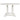 Crescent Luxe - White - Round Dining Table W/umb Opt-Washburn's Home Furnishings
