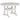 Crescent Luxe - White - Round Dining Table W/umb Opt-Washburn's Home Furnishings