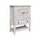 Bedroom 2 Door 1 Drawer White Wash Accent Chest-Washburn's Home Furnishings
