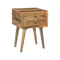 Crestview Bengal Manor Natural 2 Drawer Accent Table-Washburn's Home Furnishings
