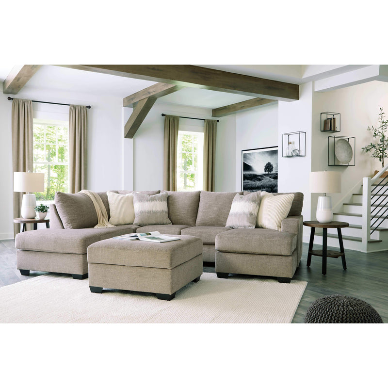 Creswell - Stone - Left Arm Facing Corner Chaise 2 Pc Sectional-Washburn's Home Furnishings