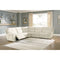 Critic's Corner - Beige - Left Arm Facing Power Recliner 5 Pc Sectional-Washburn's Home Furnishings