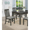 Crown Mark Nina Dining Table & 6 Chairs in Grey-Washburn's Home Furnishings