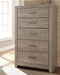 Culverbach - Gray - Five Drawer Chest-Washburn's Home Furnishings