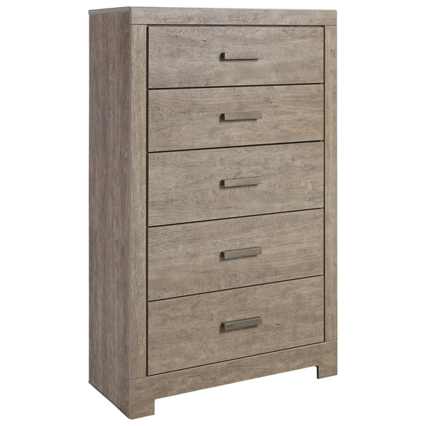 Culverbach - Gray - Five Drawer Chest-Washburn's Home Furnishings