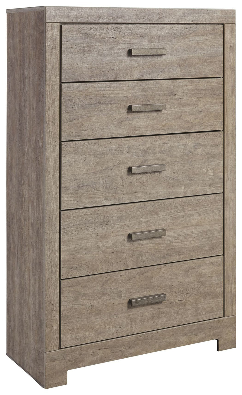 Culverbach - Gray - Five Drawer Chest-Washburn's Home Furnishings