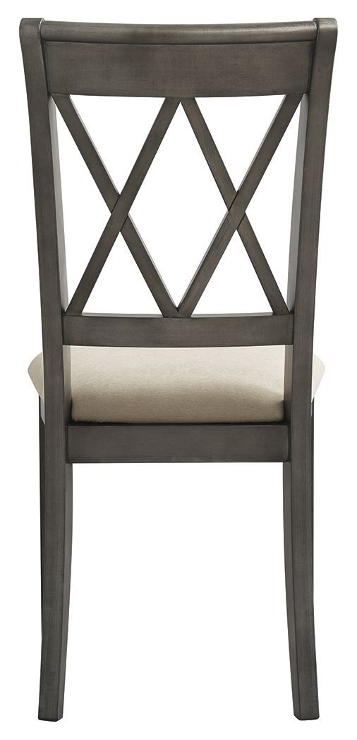 Curranberry - Metallic Gray - Dining Uph Side Chair (2/cn)-Washburn's Home Furnishings