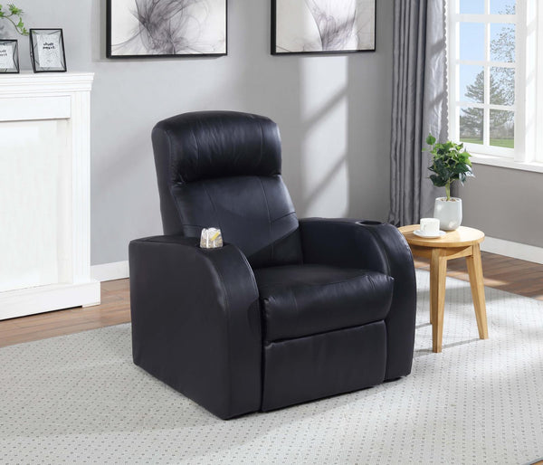 Cyrus - Home Theater Recliner - Black-Washburn's Home Furnishings