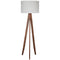 Dallson - Brown - Wood Floor Lamp (1/cn)-Washburn's Home Furnishings