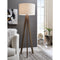 Dallson - Dark Gray - Wood Floor Lamp (1/cn)-Washburn's Home Furnishings