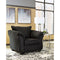 Darcy - Black - 2 Pc. - Chair With Ottoman-Washburn's Home Furnishings