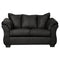 Darcy - Black - Loveseat-Washburn's Home Furnishings