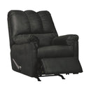 Darcy - Black - Rocker Recliner-Washburn's Home Furnishings