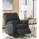 Darcy - Black - Rocker Recliner-Washburn's Home Furnishings