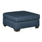 Darcy - Blue - Oversized Accent Ottoman-Washburn's Home Furnishings