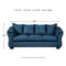 Darcy - Blue - Sofa-Washburn's Home Furnishings