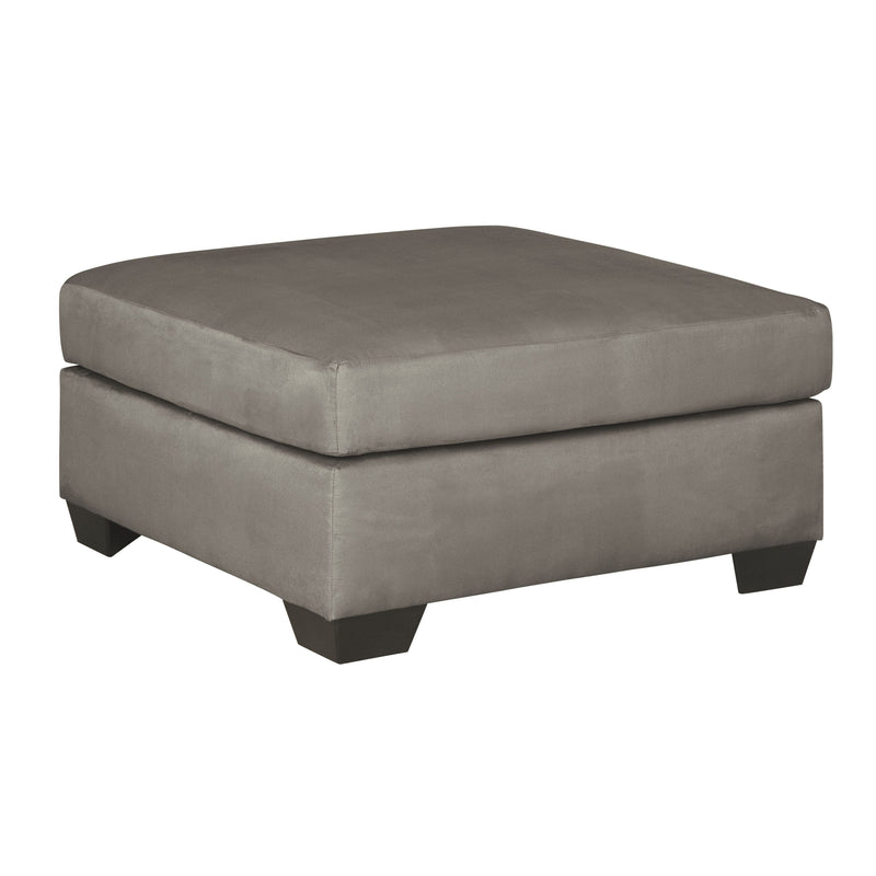 Darcy - Dark Gray - Oversized Accent Ottoman-Washburn's Home Furnishings