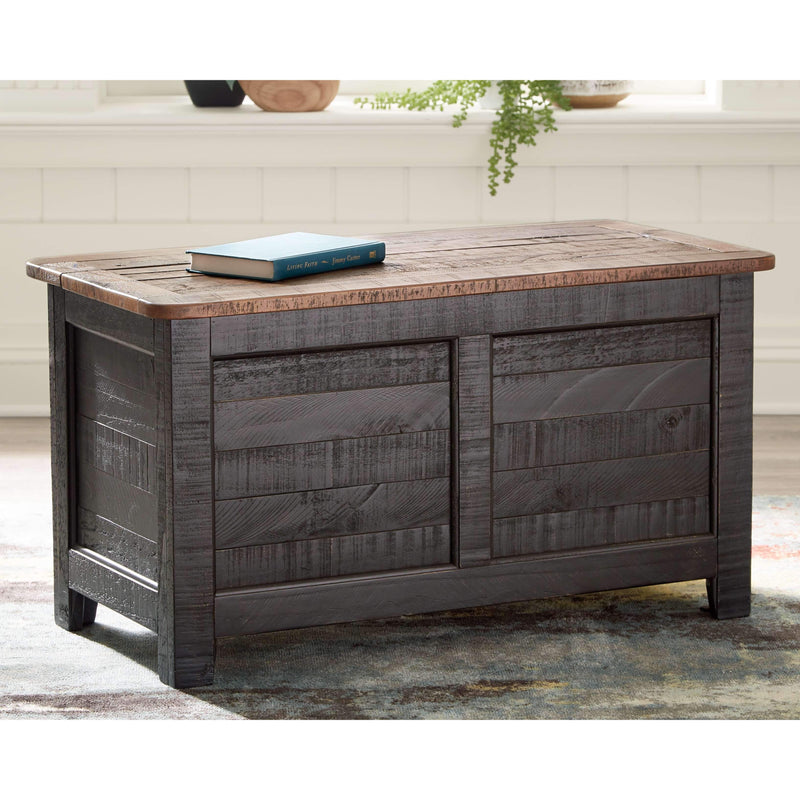 Dashbury - Antique Black/brown - Storage Trunk-Washburn's Home Furnishings