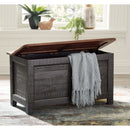 Dashbury - Antique Black/brown - Storage Trunk-Washburn's Home Furnishings