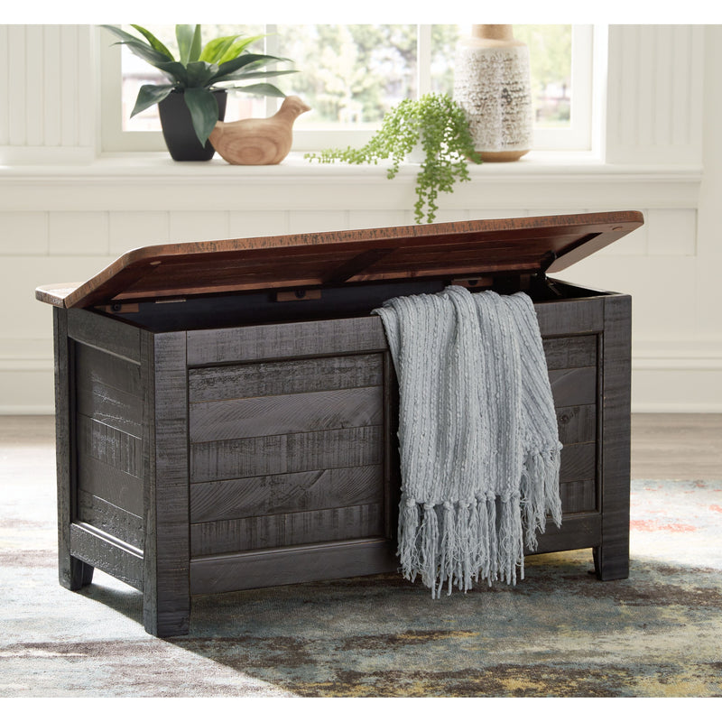 Dashbury - Antique Black/brown - Storage Trunk-Washburn's Home Furnishings