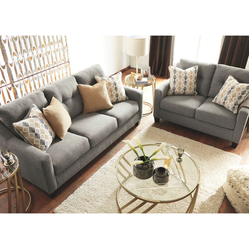 Daylon - Graphite - Loveseat-Washburn's Home Furnishings