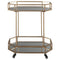 Daymont - Gold Finish - Bar Cart-Washburn's Home Furnishings