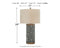 Dayo - Gray/gold Finish - Metal Table Lamp (1/cn)-Washburn's Home Furnishings