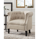 Deaza - Beige - Accent Chair-Washburn's Home Furnishings