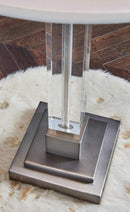 Deccalen - Clear/silver Finish - Crystal Table Lamp (1/cn)-Washburn's Home Furnishings