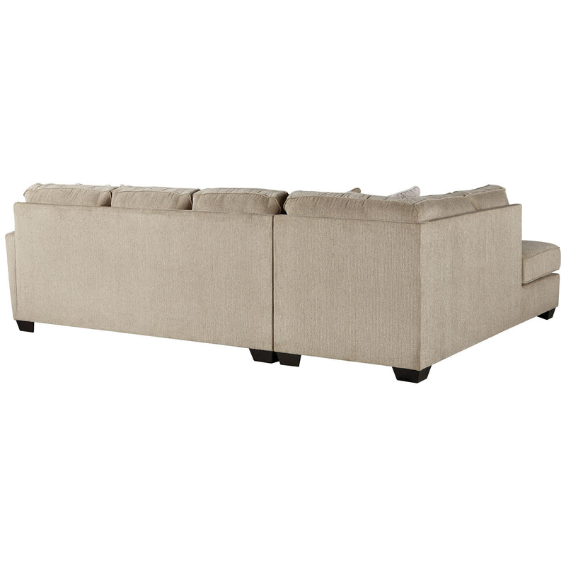 Decelle - Putty - Left Arm Facing Chaise 2 Pc Sectional-Washburn's Home Furnishings