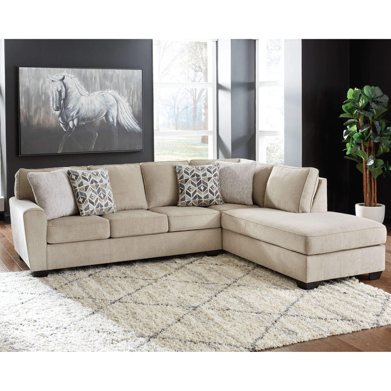 Decelle - Putty - Left Arm Facing Sofa 2 Pc Sectional-Washburn's Home Furnishings