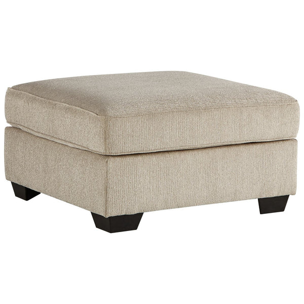 Decelle - Putty - Oversized Accent Ottoman-Washburn's Home Furnishings
