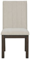 Dellbeck - Beige - Dining Uph Side Chair (2/cn)-Washburn's Home Furnishings
