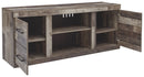 Derekson - Multi Gray - Lg Tv Stand W/fireplace Option-Washburn's Home Furnishings