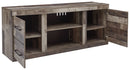 Derekson - Multi Gray - Lg Tv Stand W/fireplace Option-Washburn's Home Furnishings