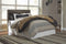 Derekson - Multi Gray - Queen Panel Headboard With Bolt On Bed Frame-Washburn's Home Furnishings