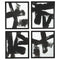 Doro - Black/white - Wall Art Set (4/cn)-Washburn's Home Furnishings