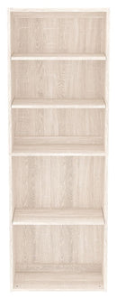 Dorrinson - Antique White - Bookcase-Washburn's Home Furnishings