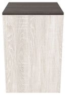 Dorrinson - White / Black / Gray - File Cabinet-Washburn's Home Furnishings