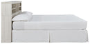Dorrinson - White - Queen Bookcase Headboard With Bolt On Bed Frame-Washburn's Home Furnishings