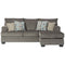 Dorsten - Slate - Sofa Chaise-Washburn's Home Furnishings